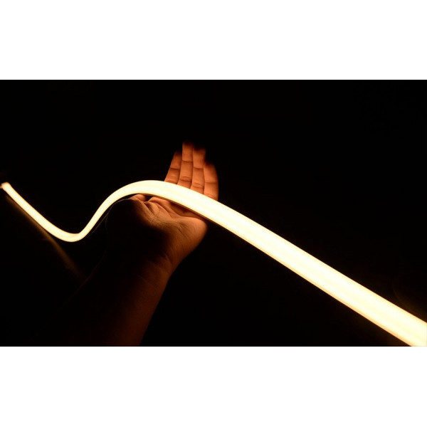 Гнучкий неон COLORS 24V IP67 9.6W 740Lm 3000K 5м (NMT1312-PRO-WW)