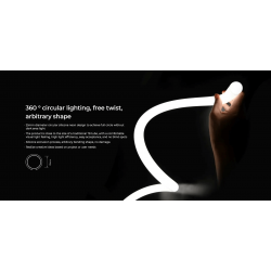 Elastyczna neonówka KOLORY 24V IP65 14,4W 950Lm 3000K 5m (NNR25-WW)