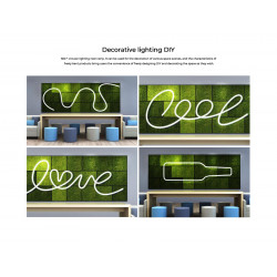 Elastyczna neonówka KOLORY 48V IP65 14,4W 950Lm 4000K (NNR25-20M-NW)