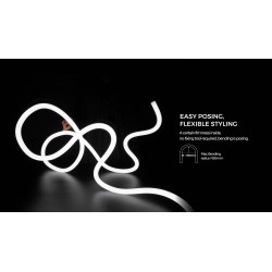 Neon elastyczny KOLORY 24V IP65 20W 1140Lm 4000K 5m (NNR25P-NW)