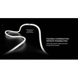 Neon elastyczny KOLORY 24V IP65 20W 1140Lm 4000K 5m (NNR25P-NW)