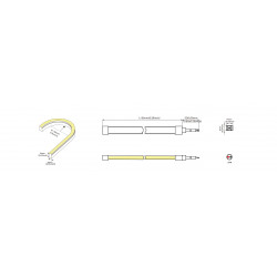 Гнучкий неон COLORS 24V IP65 8,8W 320Lm 2700K 5м (NJS0612-SW)