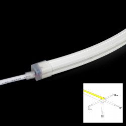 Flexible neon COLORS 24V-IP65 8.8W 670Lm 2700K 5m (NJT1010-SW)
