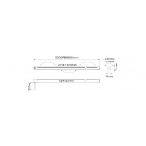 Elastyczna taśma neonowa COLORS 24V IP67 14,4W RGB-3000K 5m (NMT1312-PRO-RGBWW)