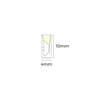 Гнучкий неон COLORS 24V IP65 7,2W 240Lm 2300K 5м (NMS0410-LW)