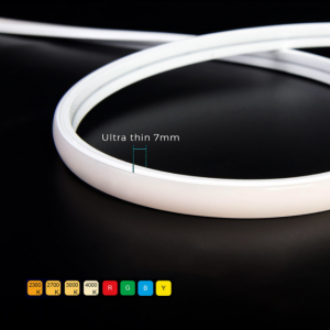 Flexible neon COLORS 24V IP67 10W 750Lm 3000K 5m (NNT0711-WW)
