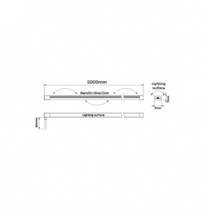 Гнучкий неон COLORS 24V IP67 10W 750Lm 3000K 5м (NNT0711-WW)