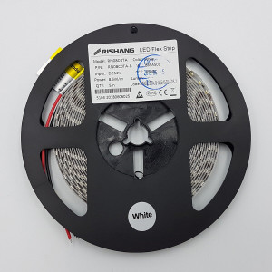 Taśma LED RISHANG 120-2835-12V-IP20 8,6W 818Lm 6500K 5m (RN08C0TA-B-PW)