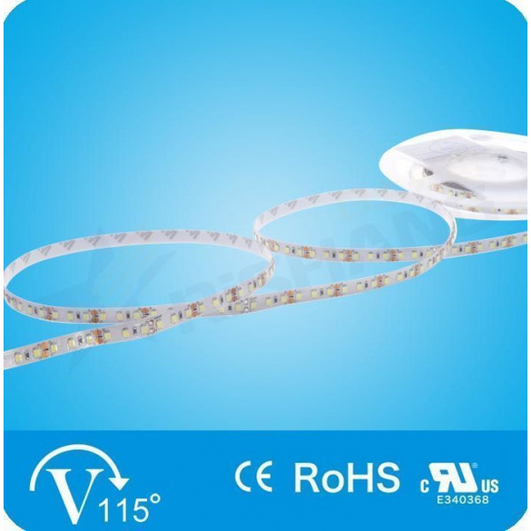 Taśma LED RISHANG 120-2835-12V-IP65 8,6W 630Lm 6500K 5m (RD60C0TA-BW)