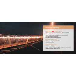 Taśma LED COLORS 144-2835-48V-IP33 5,4W 558Lm 3000K 5m (DS8144-48V-12mm)