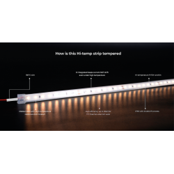 Taśma termoodporna COLORS 80-3030-24V-IP65 4,8W 690Lm 2700K 5m (DS980-24V-10mm-IP65-SW)