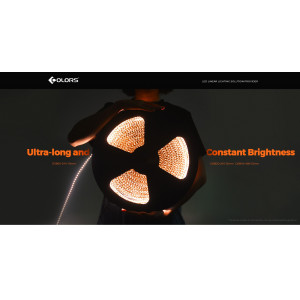 Taśma LED COLORS 120-2835-24V-IP20 8,7W 3000K 20m (DS8120-24V-12mm-WW)