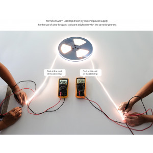 Taśma LED COLORS 120-2835-24V-IP20 8,7W 3000K 20m (DS8120-24V-12mm-WW)