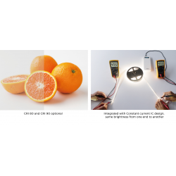 Світлодіодна стрічка COLORS 160-2835-24V-IP20 16.4W 2500Lm 4000K 5м (DS8160-24V-10mm-NW)