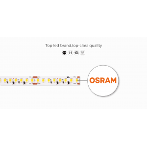 Світлодіодна стрічка COLORS 192-2835-24V-IP20 25W 3700Lm 4000K 5м (DS8192-24V-12mm-NW)