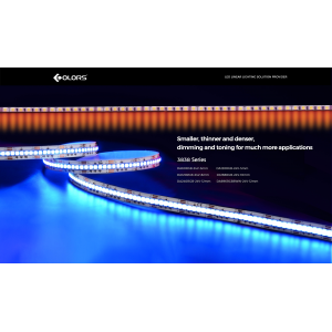 LED strip COLORS 168-3838-24V-IP33 17.3W RGB 5m (DA168RGB-24V-10mm)