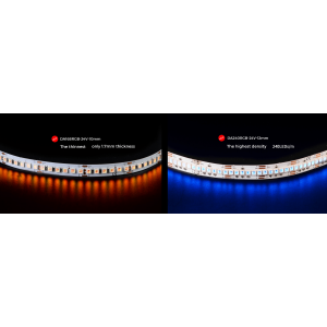 LED strip COLORS 168-3838-24V-IP33 17.3W RGB 5m (DA168RGB-24V-10mm)