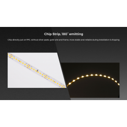 LED strip COLORS Chip-24V-IP20 9.6W 980Lm 3000K 5m (FD128-24v-8mm-WW)