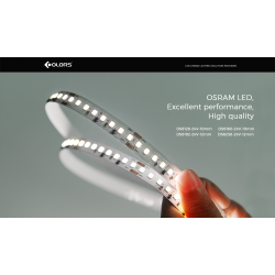 Taśma LED COLORS 256-2835-24V-IP20 34W 4800Lm 4000K 2,5m (DS8256-24V-12mm-NW)