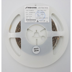 LED strip RISHANG 60-2835-12V-IP20 4.8W 505Lm 3000K 50m (RD0860TA-B-WW)