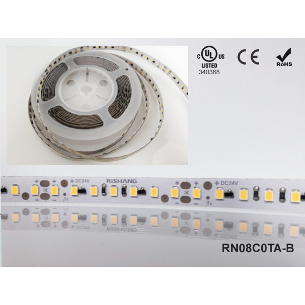 Taśma LED RISHANG 120-2835-12V-IP20 8,6W 818Lm 4000K 50m (RN08C0TA-B-NW_50)