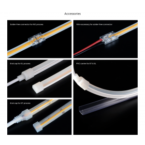 LED strip COLORS COB-24V-IP20 8W 620-630nm 5m (DF6-24V-8mm-G)