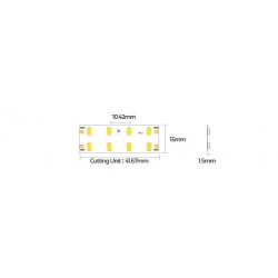 Taśma LED COLORS 192-2835-24V-IP20 18,9W 2810Lm 6000K 5m (D8192-24V-15mm-W)