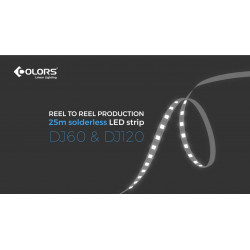 LED strip COLORS 60-2835-12V-IP20 4.4W 475Lm 3000K 50m (DJ60-12V-8mm-WW8_DP50)