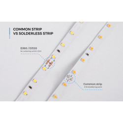 Taśma LED COLORS 60-2835-12V-IP20 4,4W 475Lm 3000K 50m (DJ60-12V-8mm-W8_DP50)