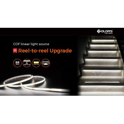 Світлодіодна стрічка COLORS COB-24V-IP20 7.2W 605Lm 3000K 5м (DRF6-24V-8mm-WW)