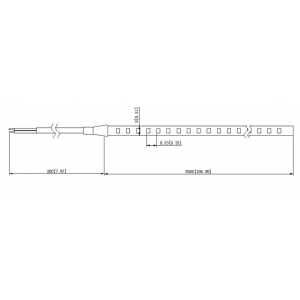 Світлодіодна стрічка RISHANG 120-2835-24V-IP54 9.6W 4000K 5м (RV68C0TC-A-NW)