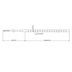 LED strip RISHANG 120-2835-12V-IP20 9.6W 4000K 5m (RV08C0TA-A-NW)