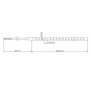 Taśma LED RISHANG 120-2835-12V-IP20 9,6W 4000K 5m (RV08C0TA-A-NW)