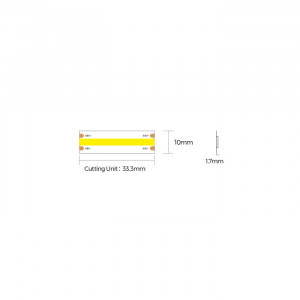 LED strip COLORS COB-48V-IP20 10W 830Lm 3000K 15m (DF8-48V-10mm-WW)